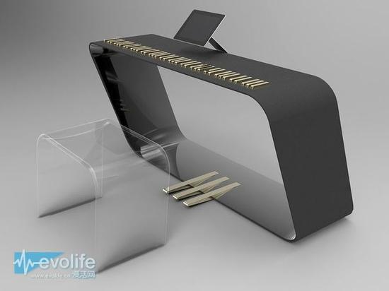 这架保时捷设计的电子琴键盘 让Lady Gaga都