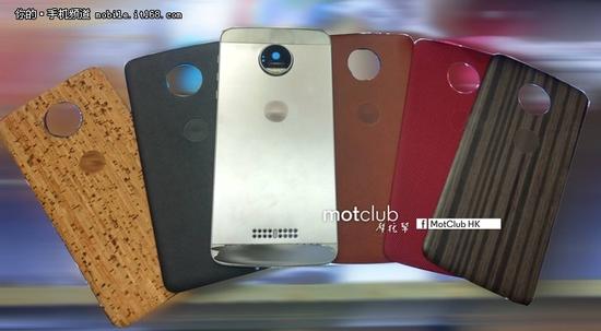 新谍照显示Moto Z会有多种材质背壳可选,叫做Style Mod
