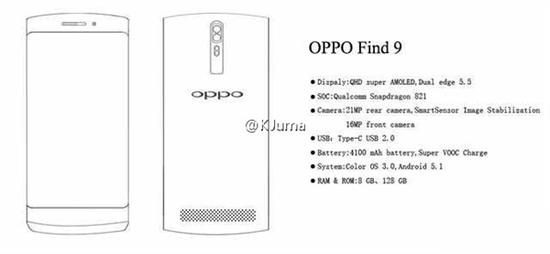 OPPO Find 9真机大曝光：最酷呼吸灯！ 