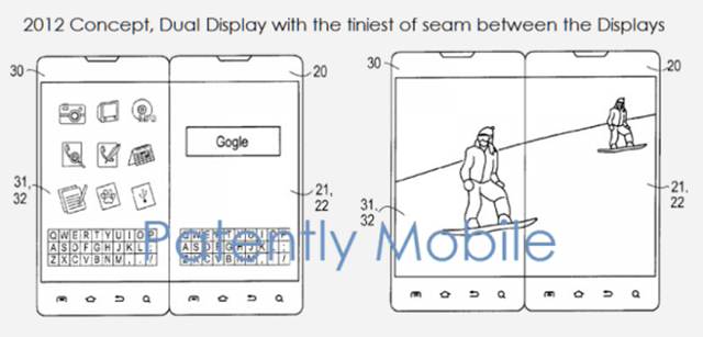 三星双屏手机专利曝光 接近无缝连结 