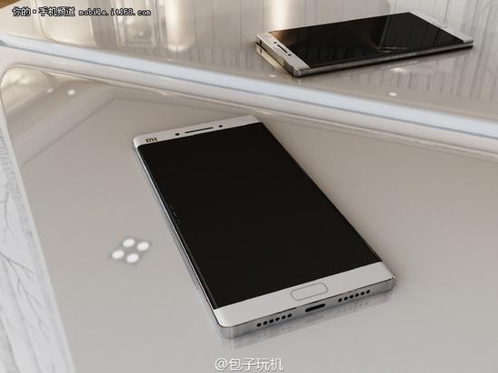 Note2要来 小米双曲面屏手机渲染图曝光