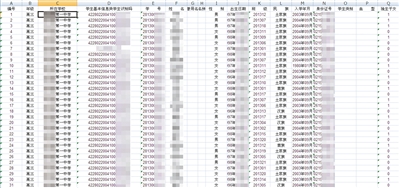 准大学生信息打包3角/条信息贩子称侵入教育局网站很容易 记者获得的某中学高三学生信息内容十分详尽。 网络截图