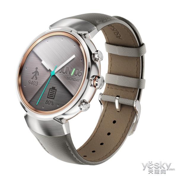 华硕首款圆形表盘智能手表ZenWatch 3发布