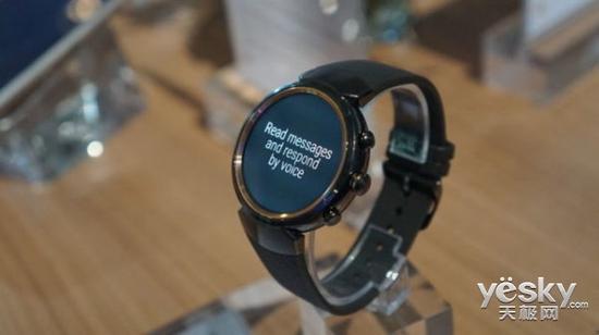 华硕首款圆形表盘智能手表ZenWatch 3发布