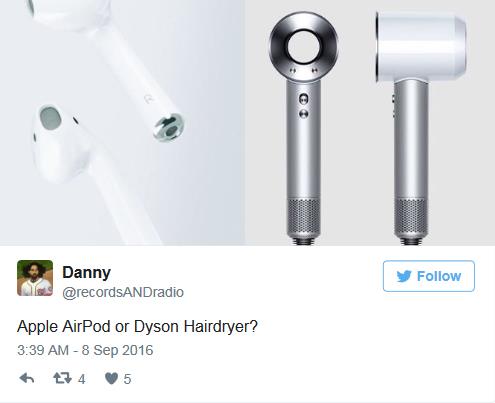 这不是破水管么?苹果Air Pods遭吐槽|苹果|Air Pods