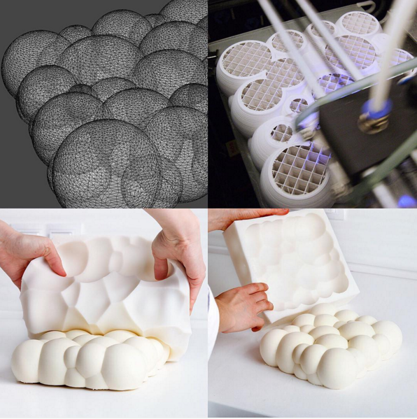 美女做蛋糕:简直亮瞎了!美女做的3D打印蛋糕让人舍不得吃 3D打印出来的甜点 漂亮到舍不得吃_pic4
