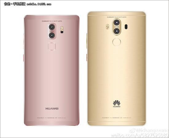 背面渲染图曝光 华为Mate9已获入网许可|华为