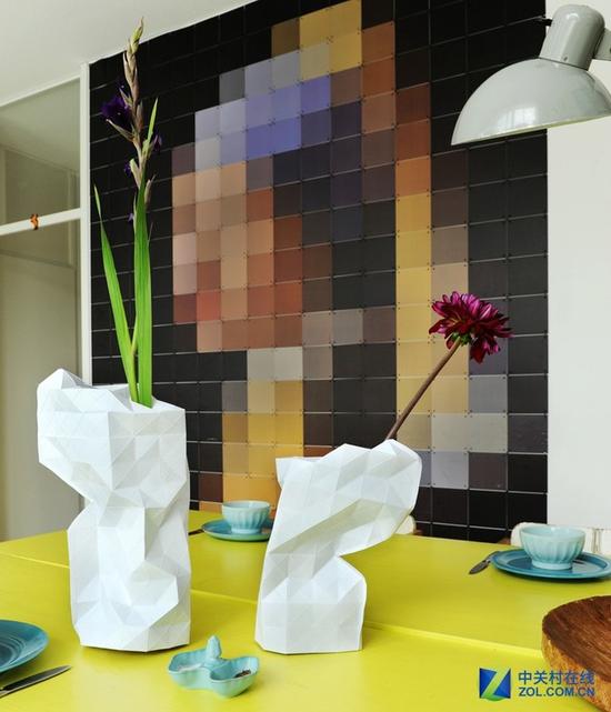 铜版纸竟然也能做花瓶