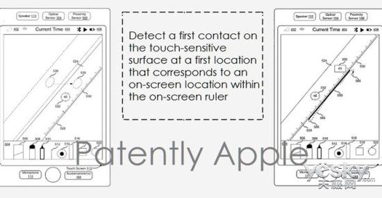 新专利公布:苹果iPad将支持虚拟标尺画图