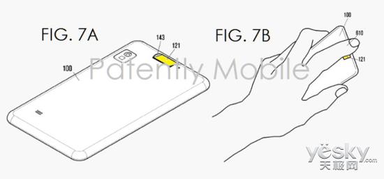 专利曝光 三星Galaxy S8或后置指纹识别器