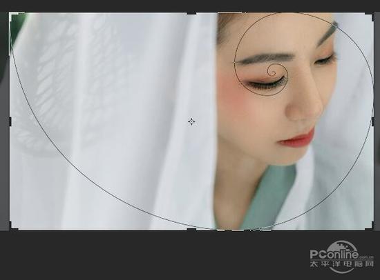 金色螺旋剪裁模式（太平洋摄影部落作品）