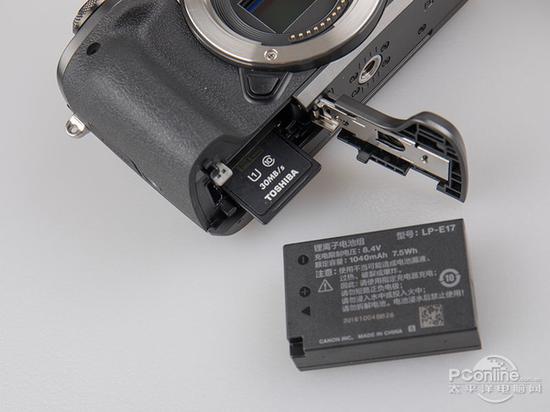 佳能EOS M5电池、存储卡