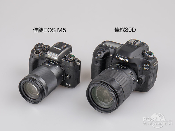 佳能EOS M5、佳能80D