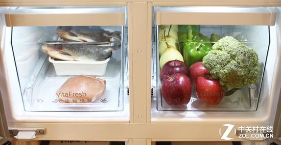 分类存储尽享新鲜 西门子零度十字门冰箱评测
