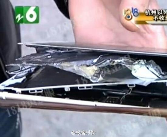 iPhone 6s自燃