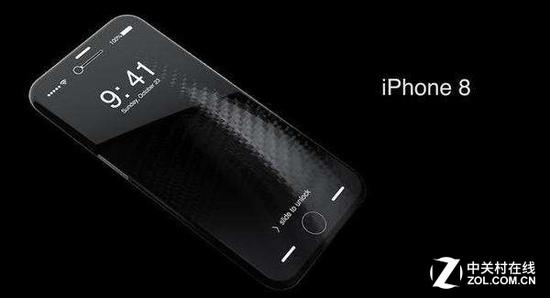 　　iPhone8猜想图屏幕上方听筒位置根本不可能实现
