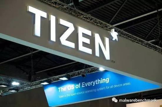 2015 年MWC 大会上的 Tizen 展台