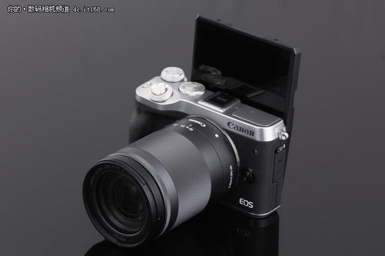 佳能EOS M6翻转屏支持180度 方便自拍使用