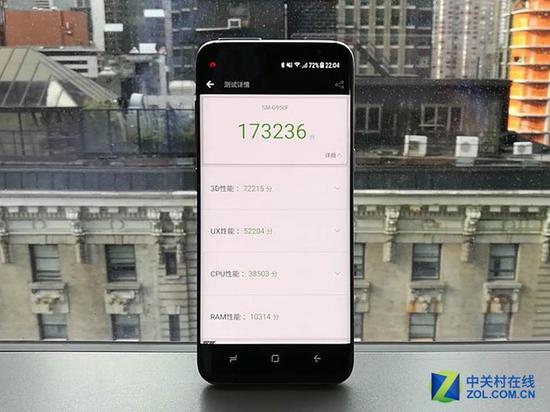 三星Galaxy S8跑分成绩超过17万