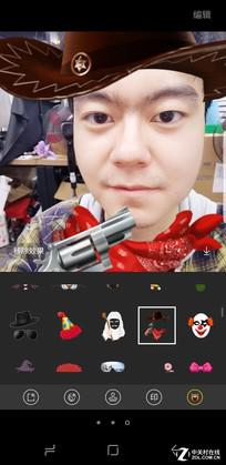 三星Galaxy S8拥有丰富的自拍头饰