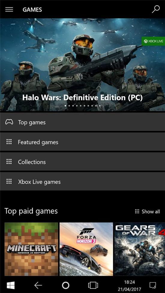 Win10 CShell早期截图曝光:Surface Phone或可期