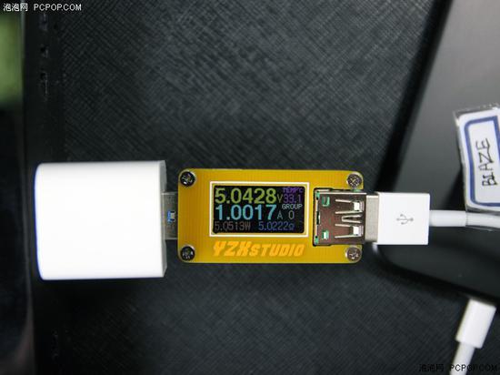 苹果手机数据线 BIAZE Lightning to USB数据线:5.0428V×1.0017A=5.0513W