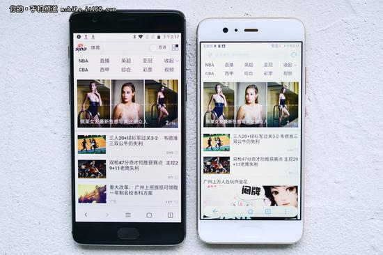 一加3T对比华为P10