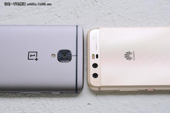 外观观感，一加3T科技，华为P10时尚
