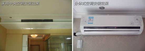 分体中央空调:空调选分体还是中央对比这五个方面再说 家用中央空调比分体式空调更为美观