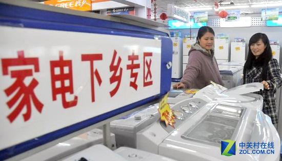 家电下乡等政策的扶持,也推动了农村家电市场的发展