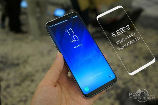 三星Galaxy S8全面屏设计