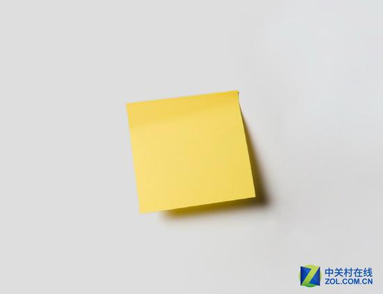 　　没错，这就是一张普通的便签纸
