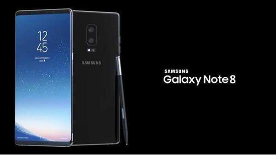 三星Galaxy Note 8渲染图