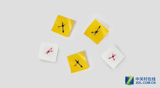 　　多种颜色的便签纸可以选择