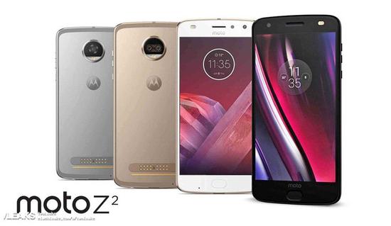 Moto Z2 Force（黑色、金色）Moto Z2 Play（白色、银色）