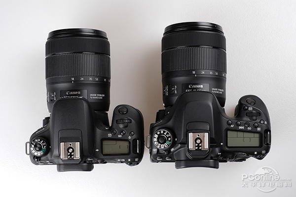 77D(左)和80D(右)