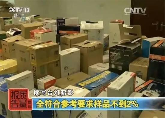 央视:台灯护眼标志滥用,真正合格品可能不到2%