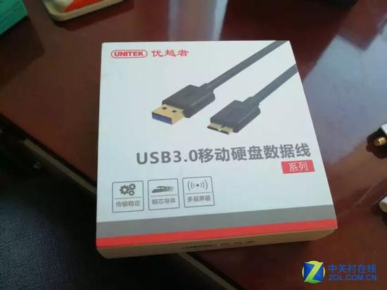 某牌USB 3.0 Micro-USB移动硬盘数据线