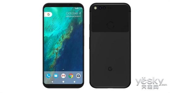 
全面屏手机Google Pixel 2曝光 骁龙836加持