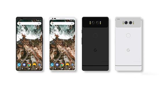谷歌Pixel 2概念图再曝 全面屏+双摄双闪