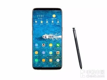 三星Note 8渲染图