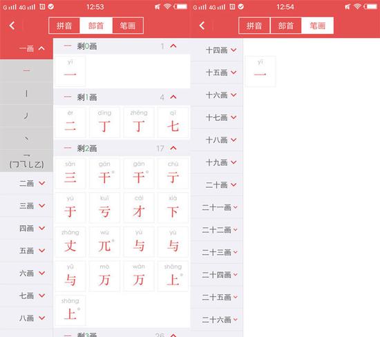 价不廉 新华字典App上手体验|新华字典|笔画|查字法