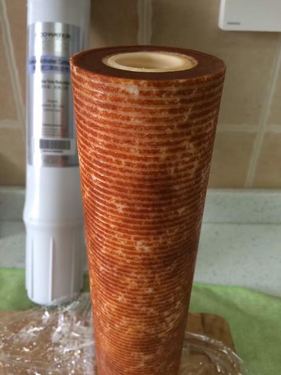 使用约6个月的净水器初滤膜