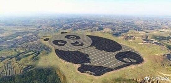 又卖萌了?中国建全球首座熊猫外型光伏电站|熊
