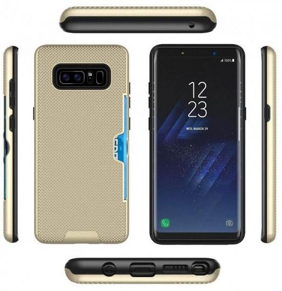 保护壳厂商曝光三星Note 8机身设计图(图片来源gsmarena)