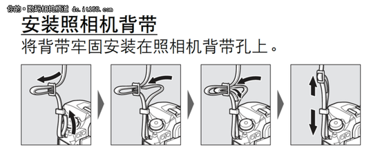 相机百科 单反相机背带的正确穿法|单反|背带|姿