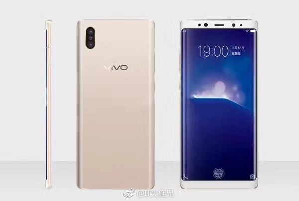 全面屏 + 3 顆主攝像鏡頭：更多 vivo Xplay 7 清晰渲染图曝光；首配屏下指纹识别技术！ 1