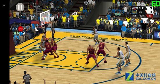默认画质下的《NBA 2K17》