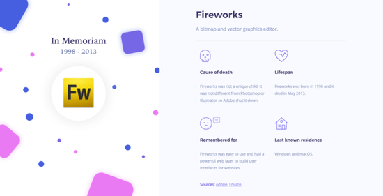 有个互联网坟场:收录上千个你可能曾天天用的产品