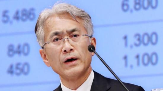 索尼执行副总裁、CFO吉田健一郎（ 图片来自日经新闻网站）